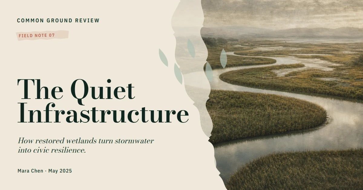 The Quiet Infrastructure