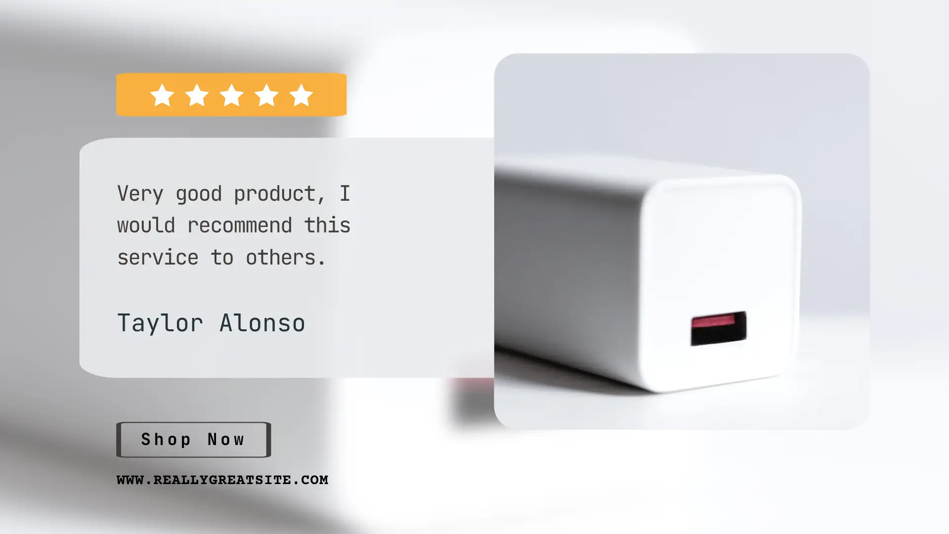 Minimal Product Testimonial X Post