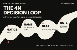 Northline 4N Decision Loop Card