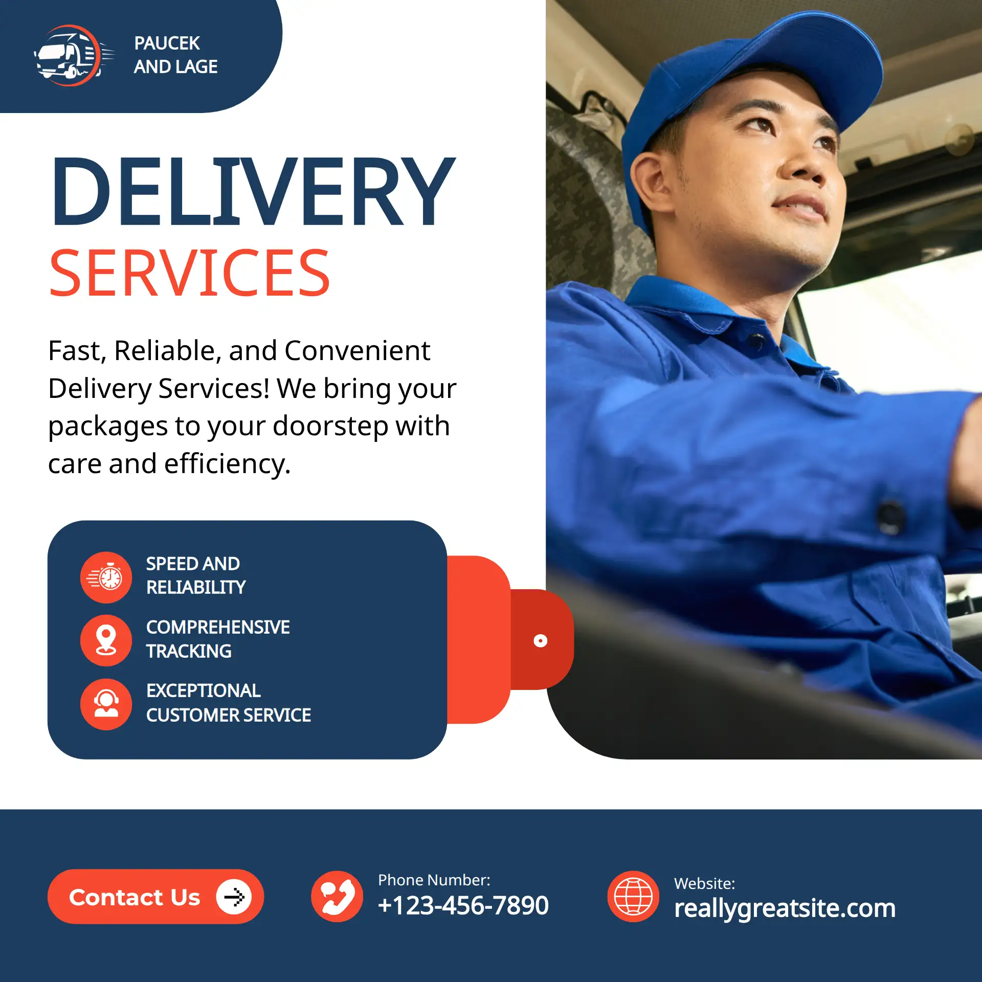 Modern Delivery Services LinkedIn Post