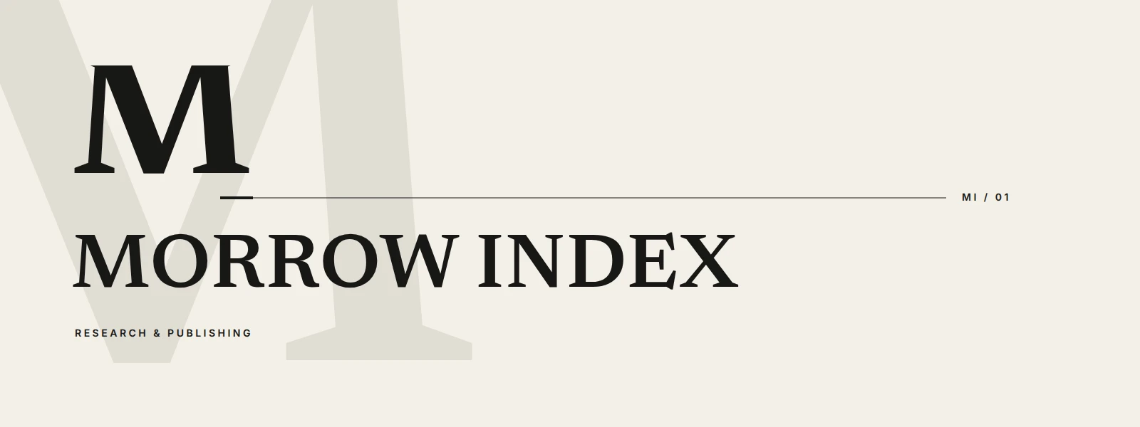 Morrow Index Horizontal Identity