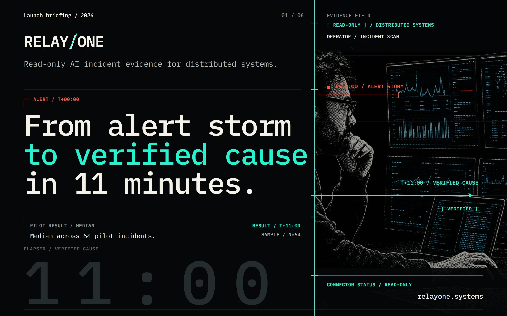 Relay/One: 11 Minutes to Verified Cause