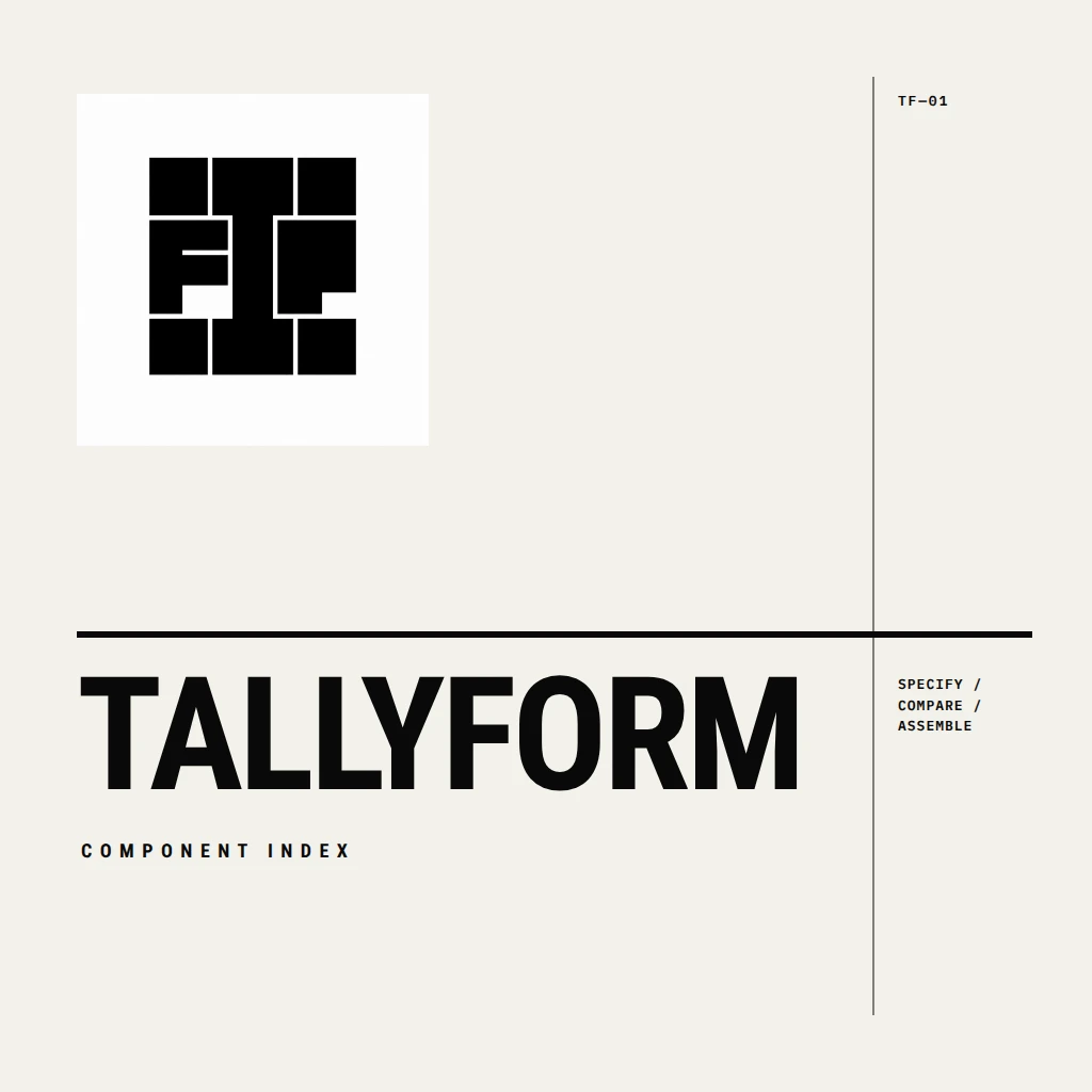 Tallyform Component Index Identity