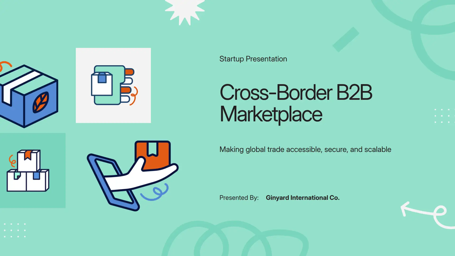 Modern Cross-Border Commerce Startup Presentation