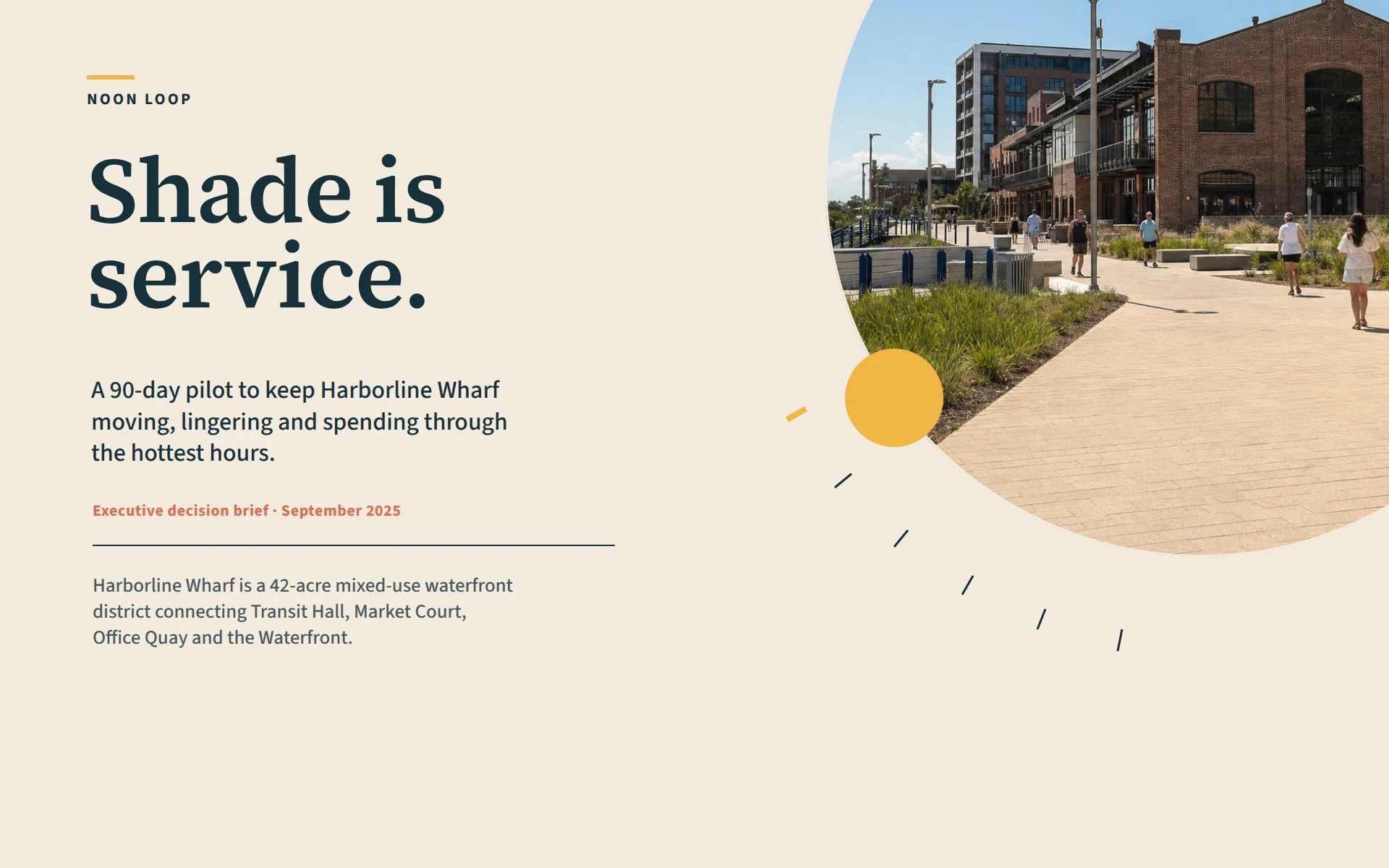 Noon Loop: Shade Is Service