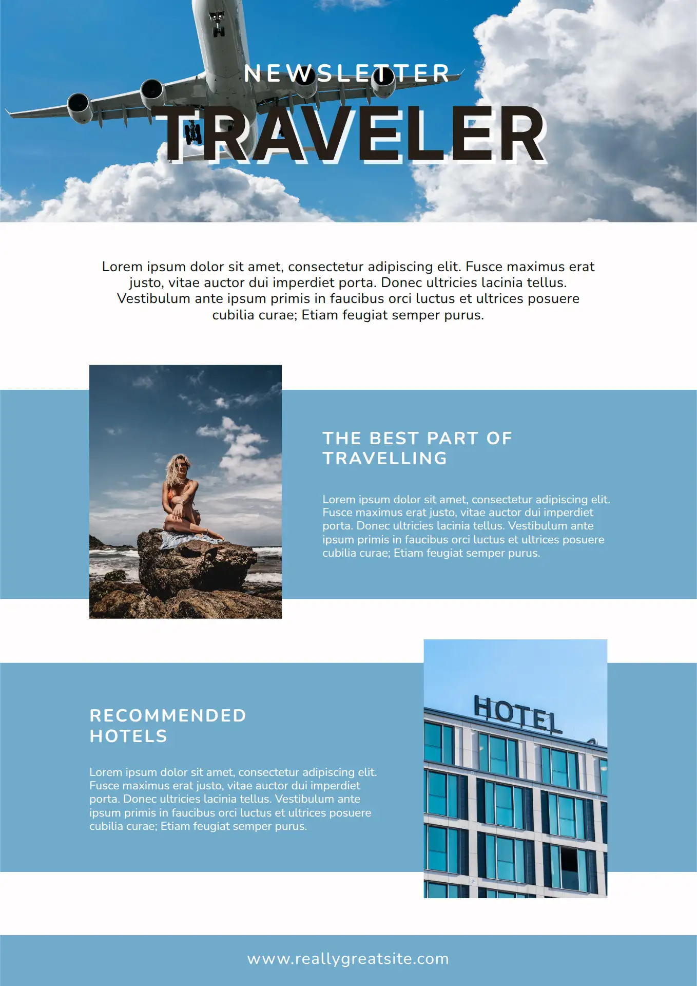 Travel Newsletter Editorial
