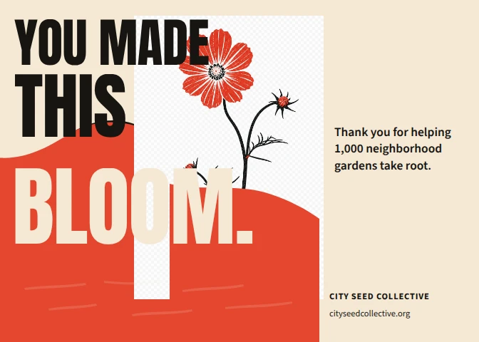 You Made This Bloom