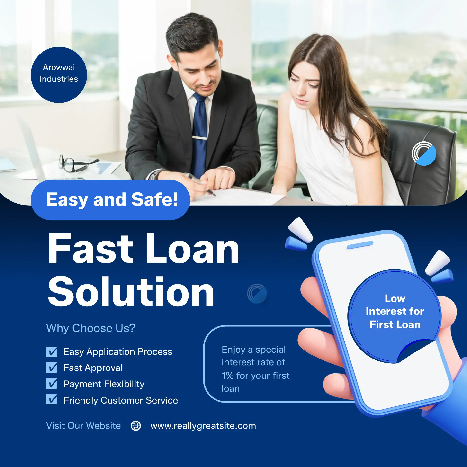Modern Financial Services LinkedIn Post