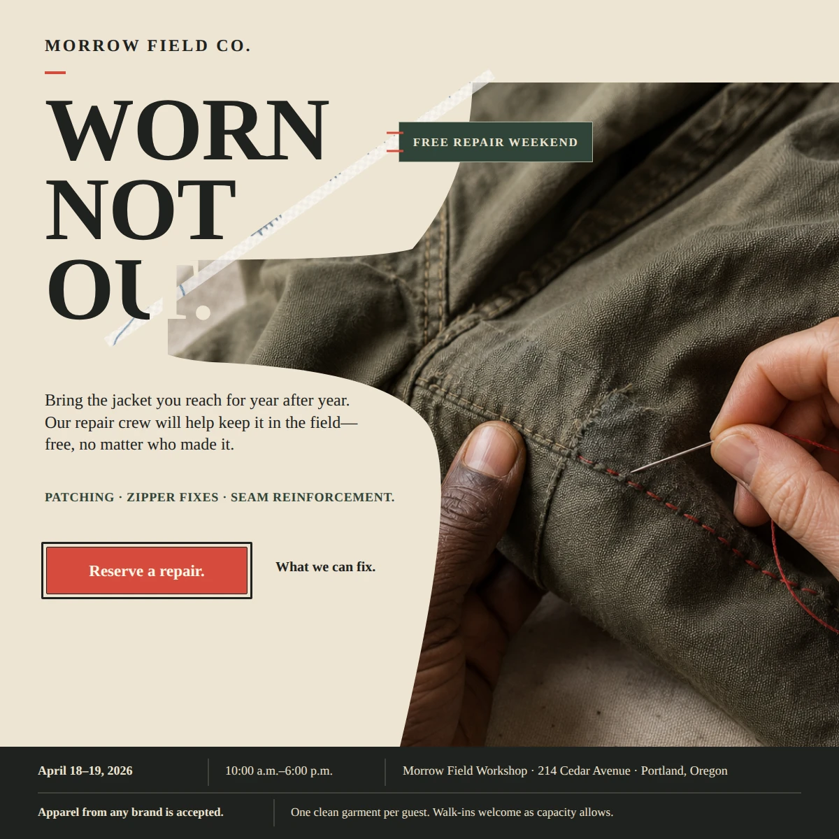 Worn In, Not Worn Out