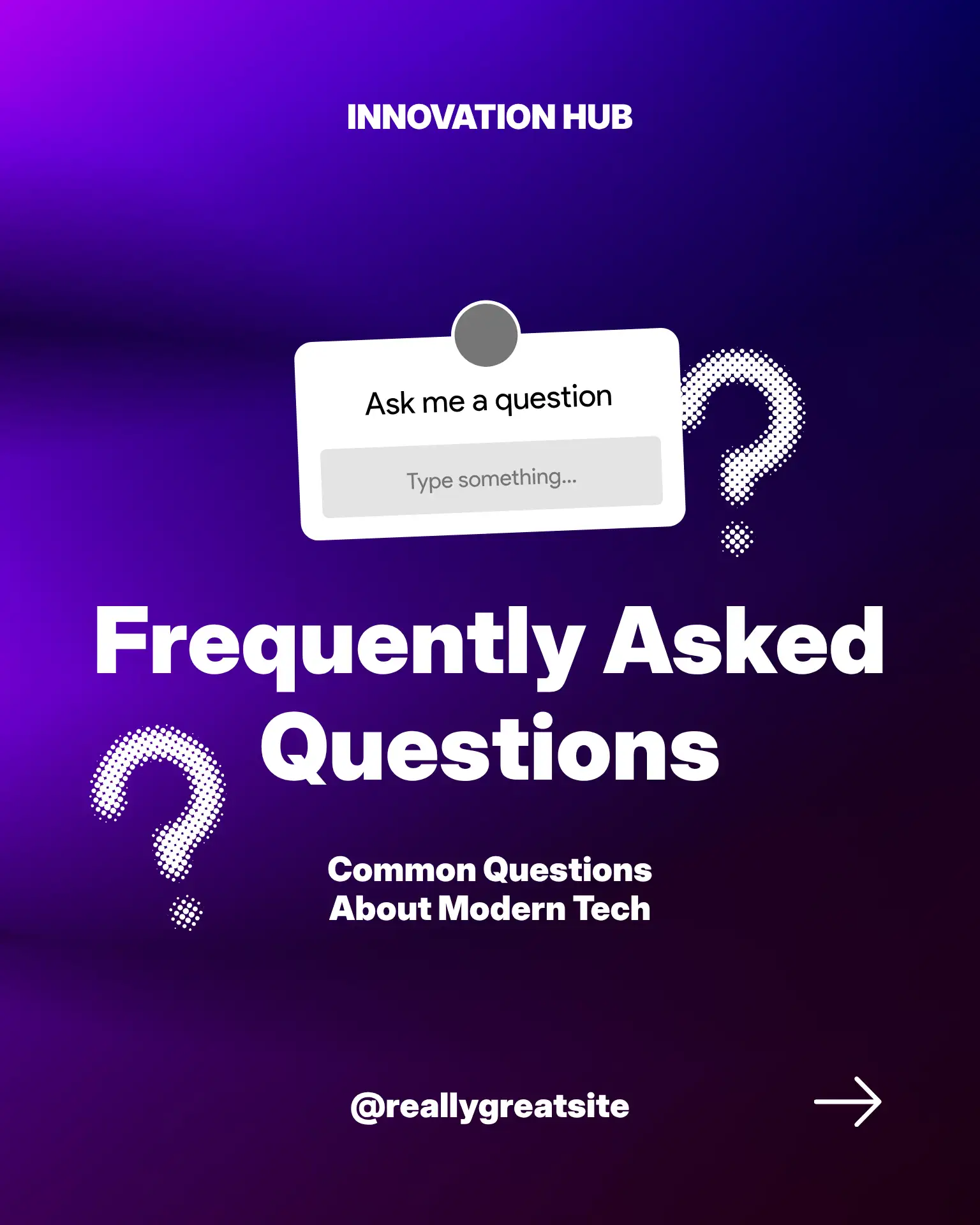 Modern Technology FAQ Carousel