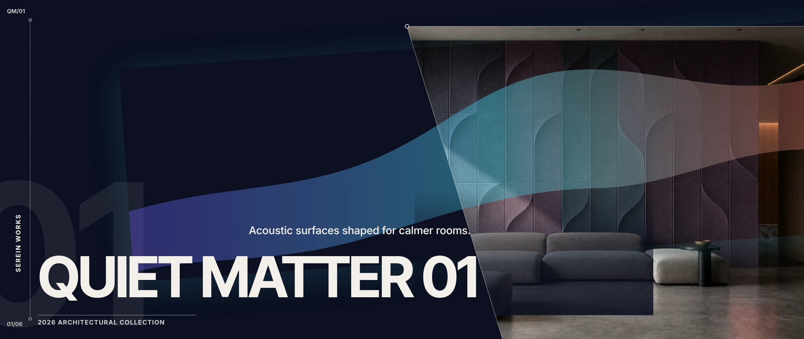 Quiet Matter 01 — Acoustic Surfaces