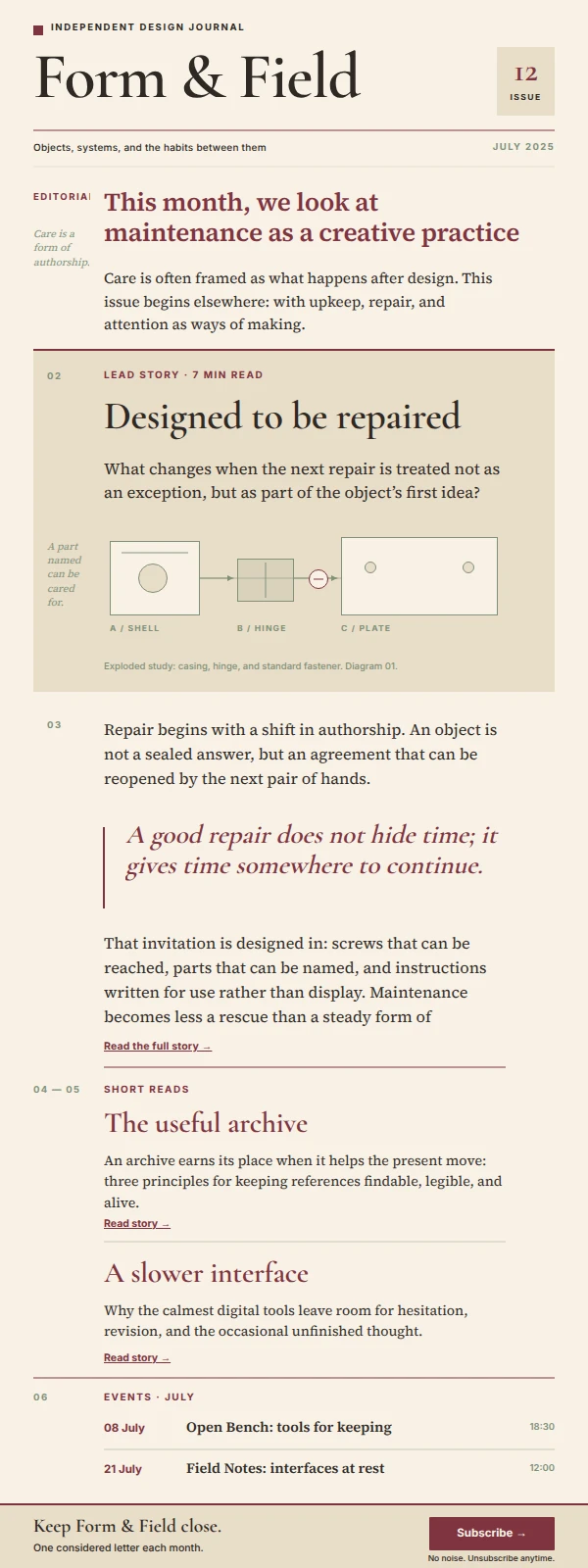 Longform Margins