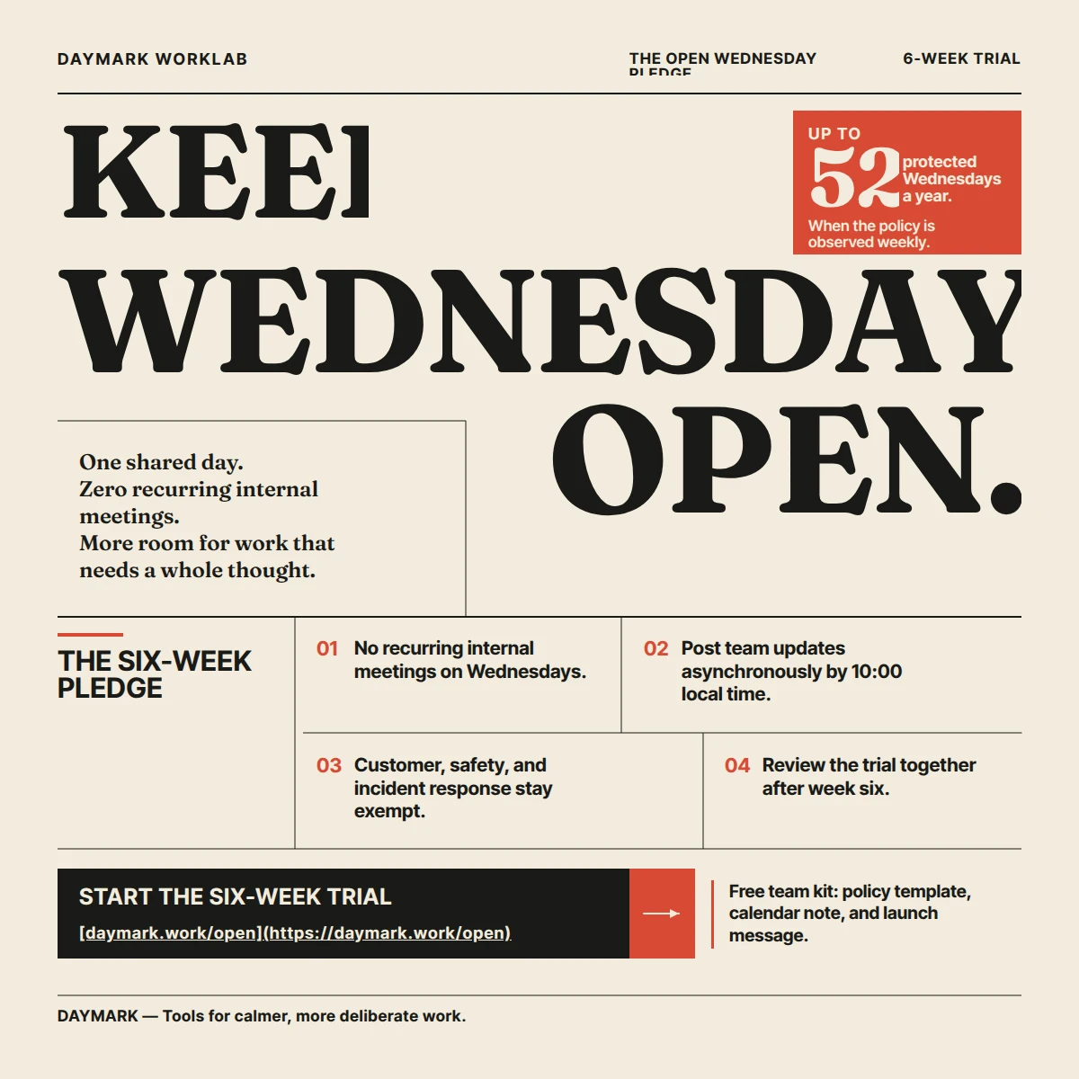 Keep Wednesday Open