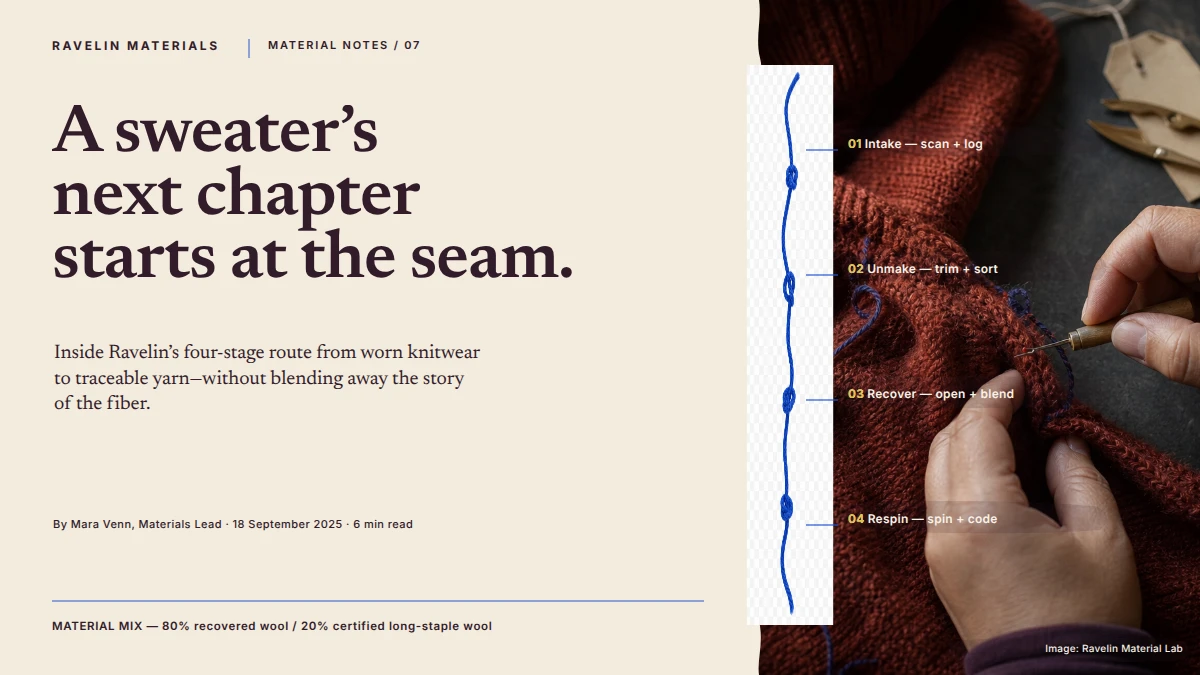 Ravelin Materials — A Sweater’s Next Chapter