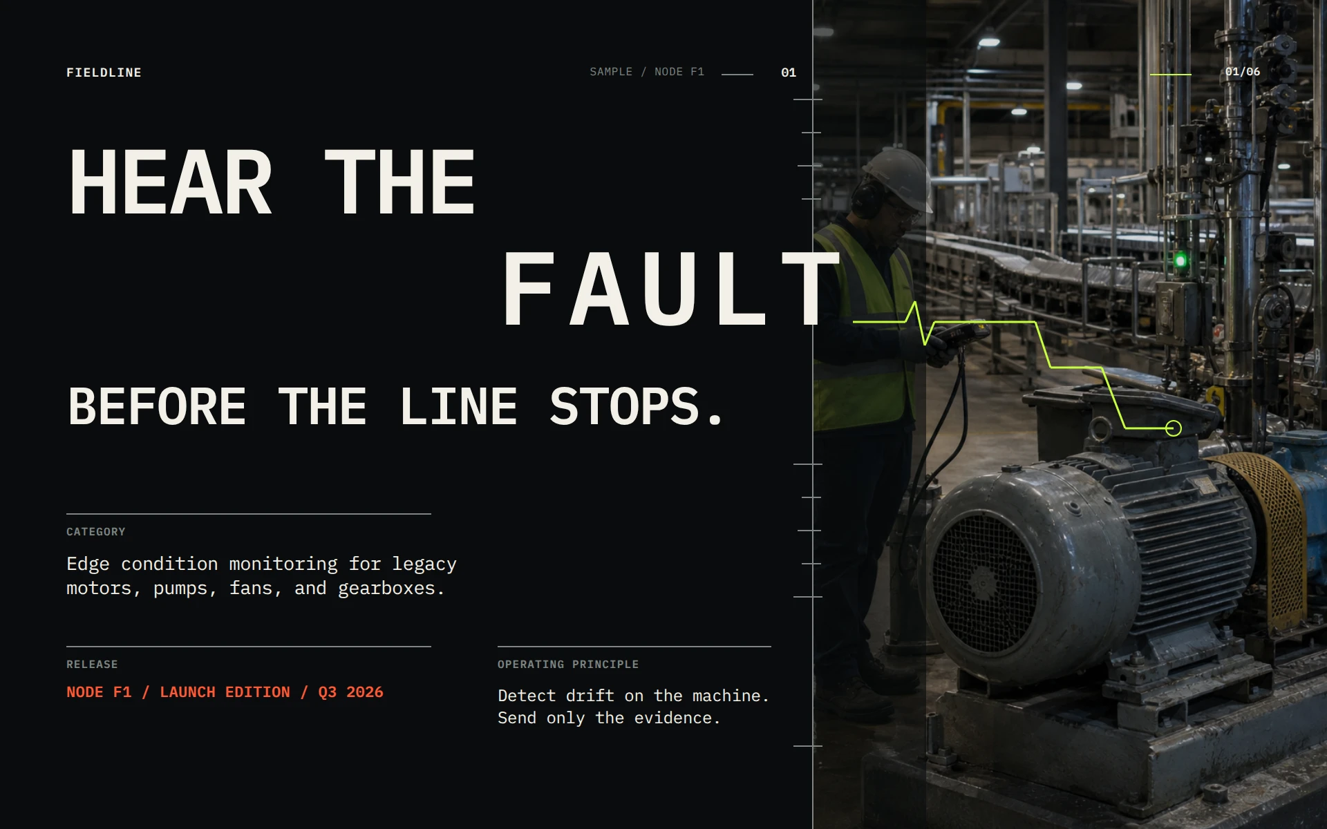 FIELDLINE: Hear the Fault Before the Line Stops