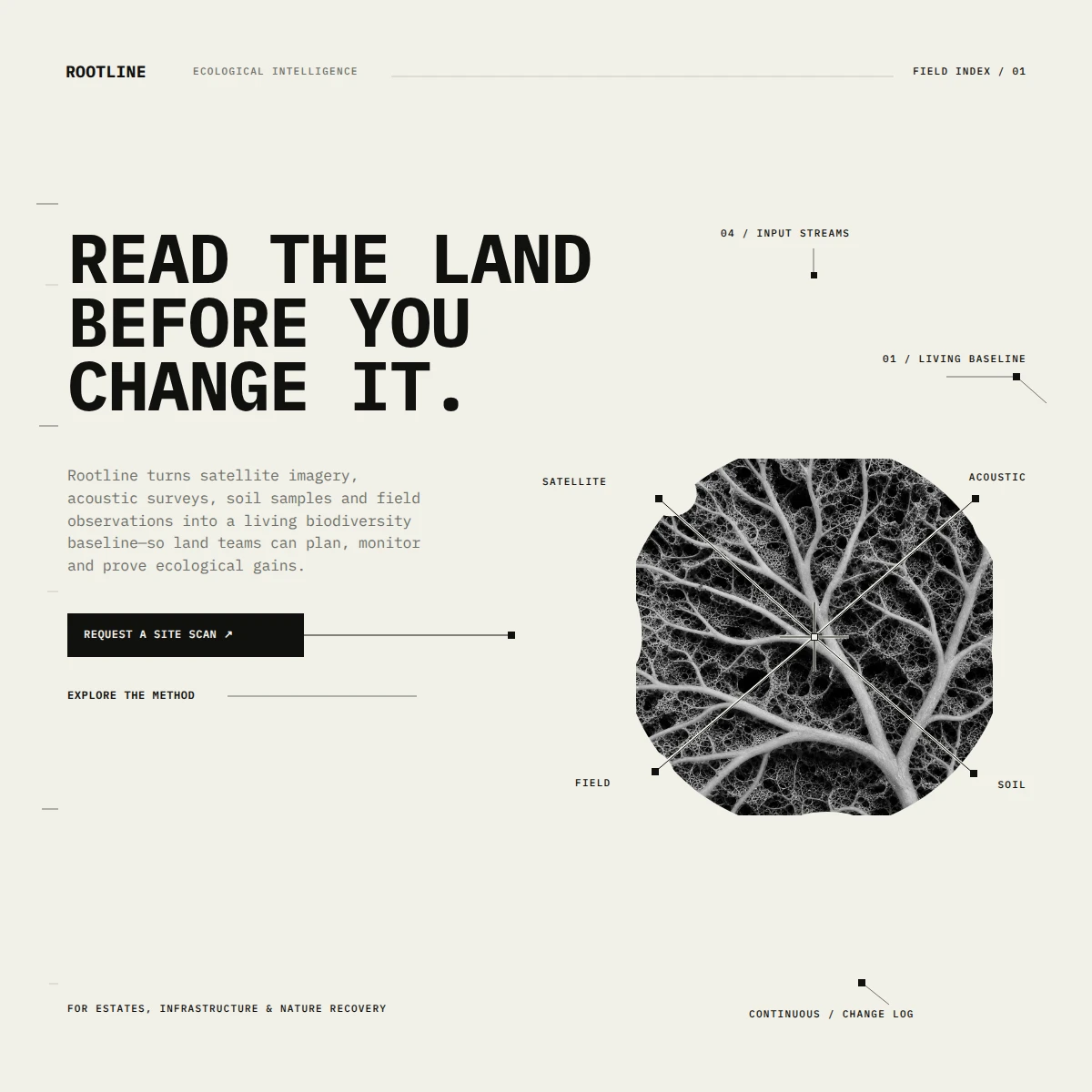 Rootline — Ecological Intelligence