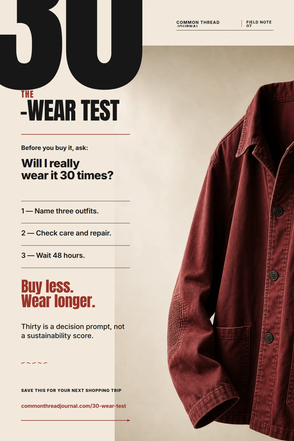 The 30-Wear Test