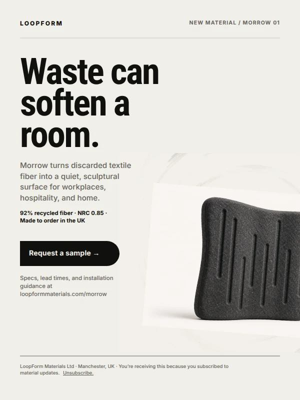 Morrow: Waste Can Soften a Room