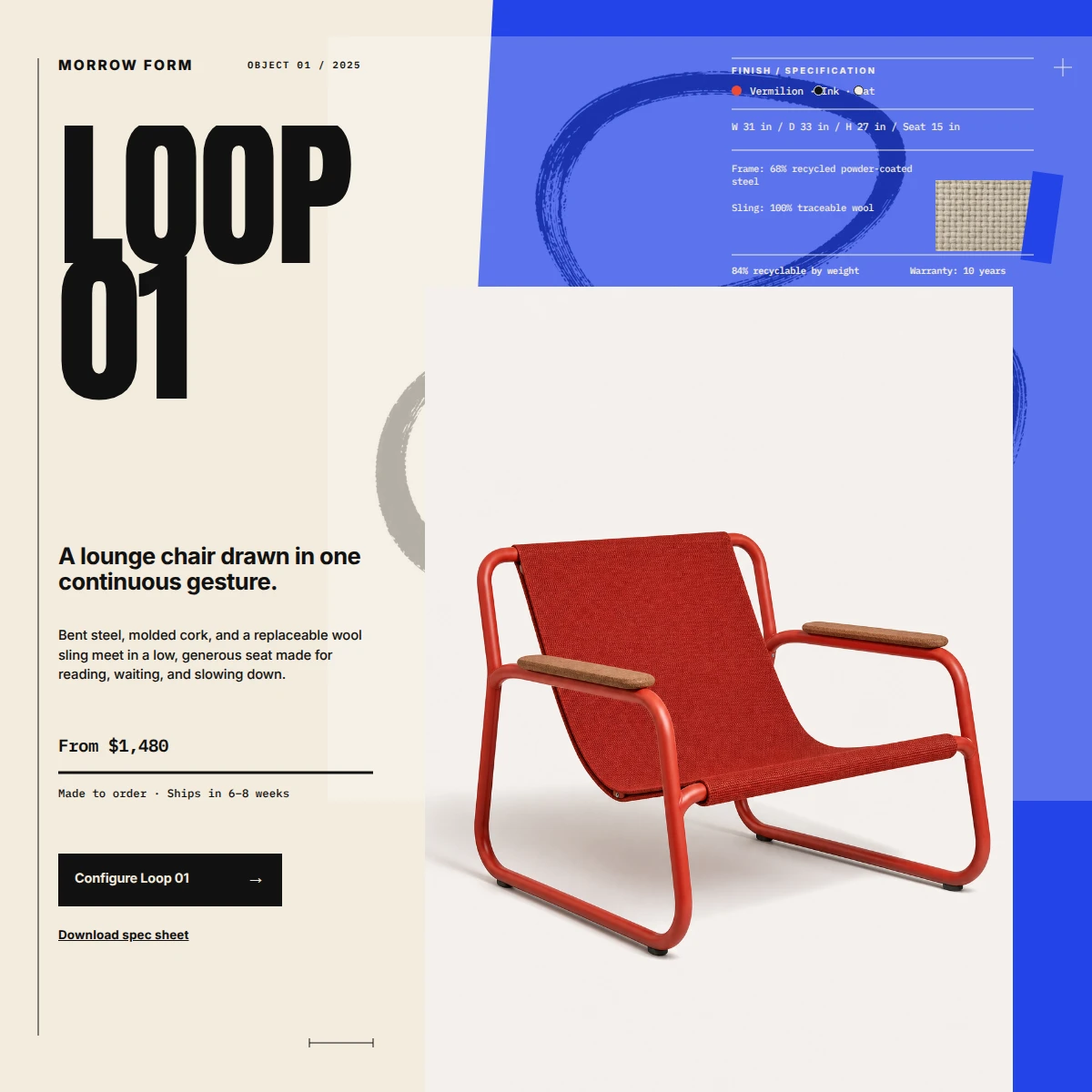Loop 01 — Morrow Form Product Showcase