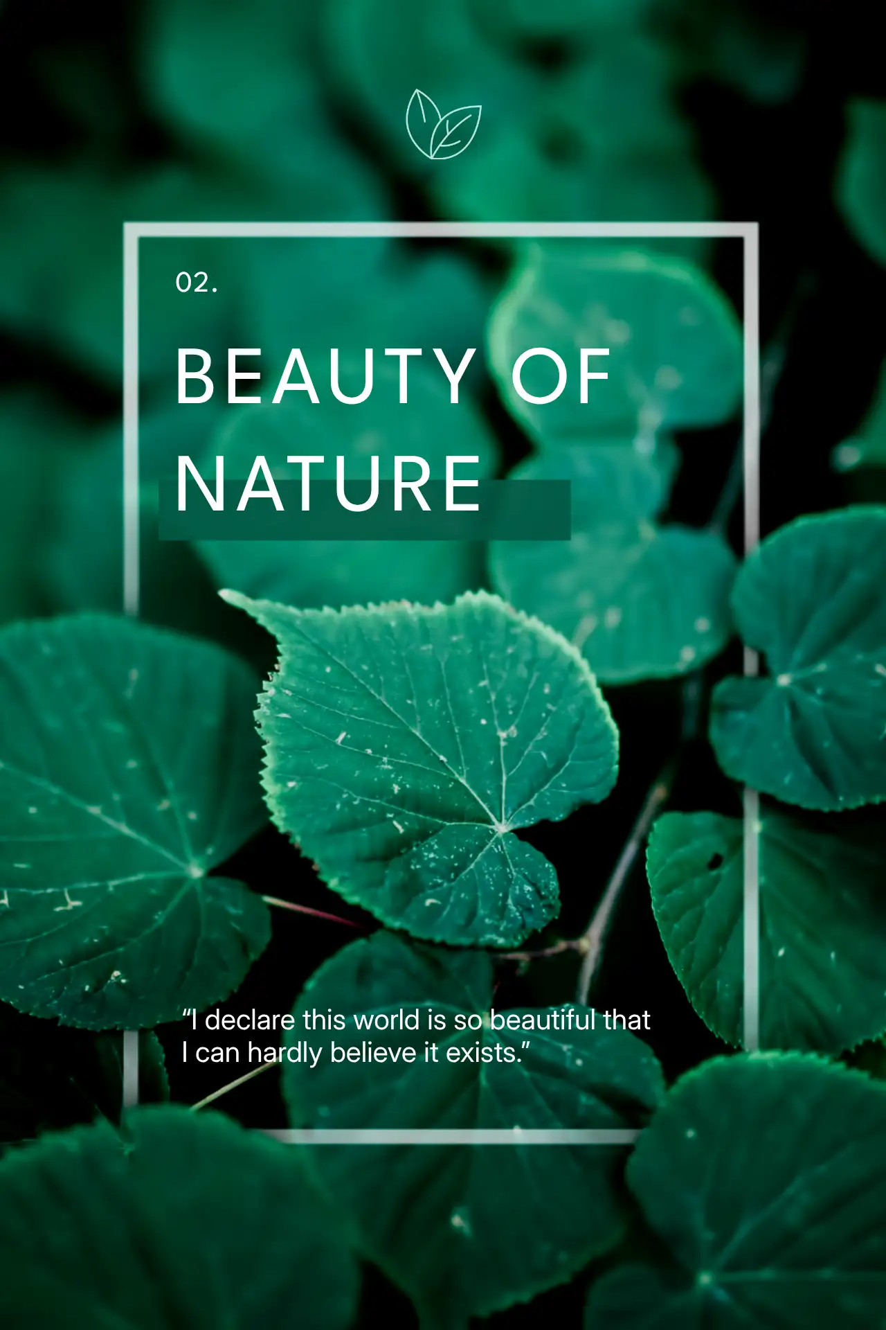 Nature-Inspired Editorial Pinterest Pin