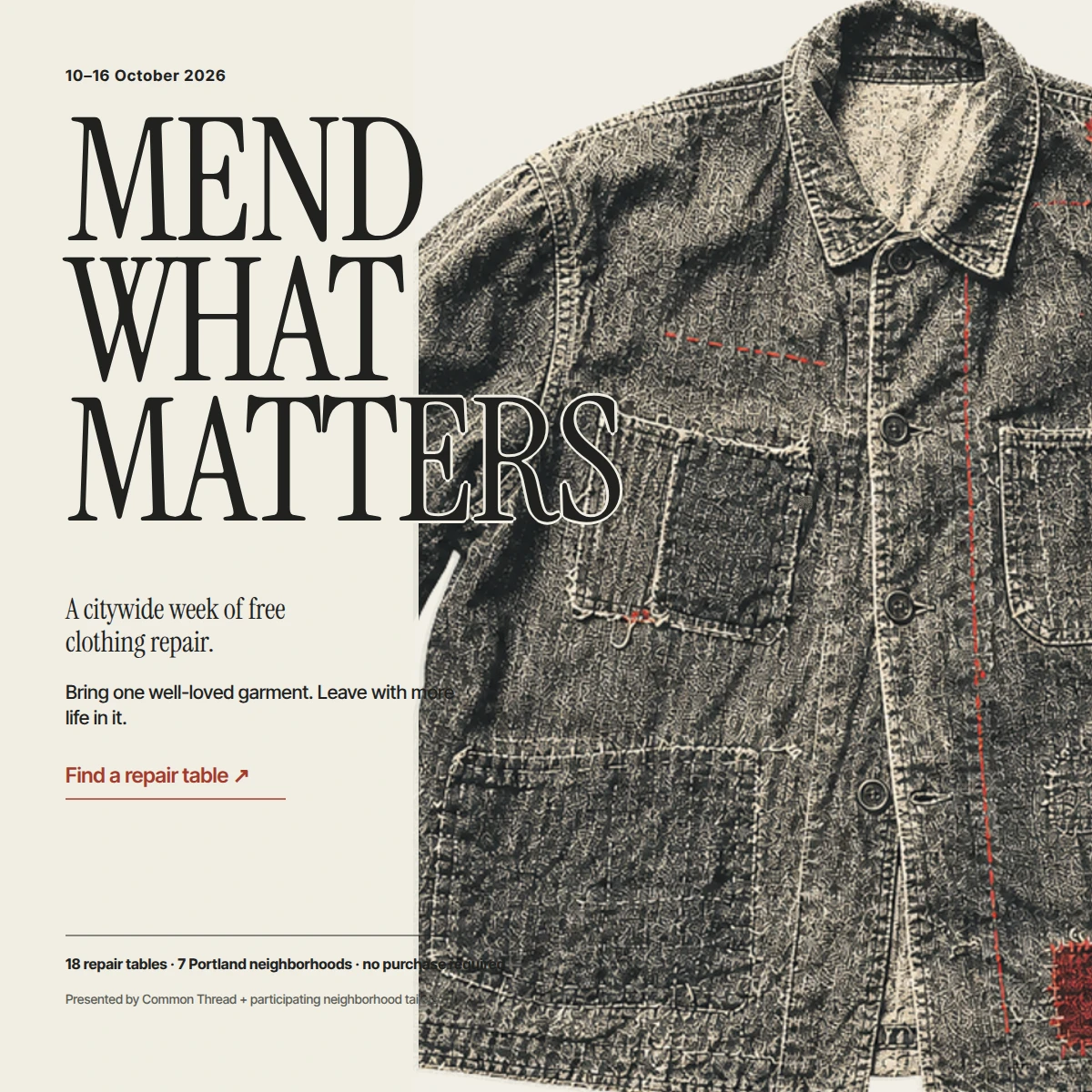 Mend What Matters