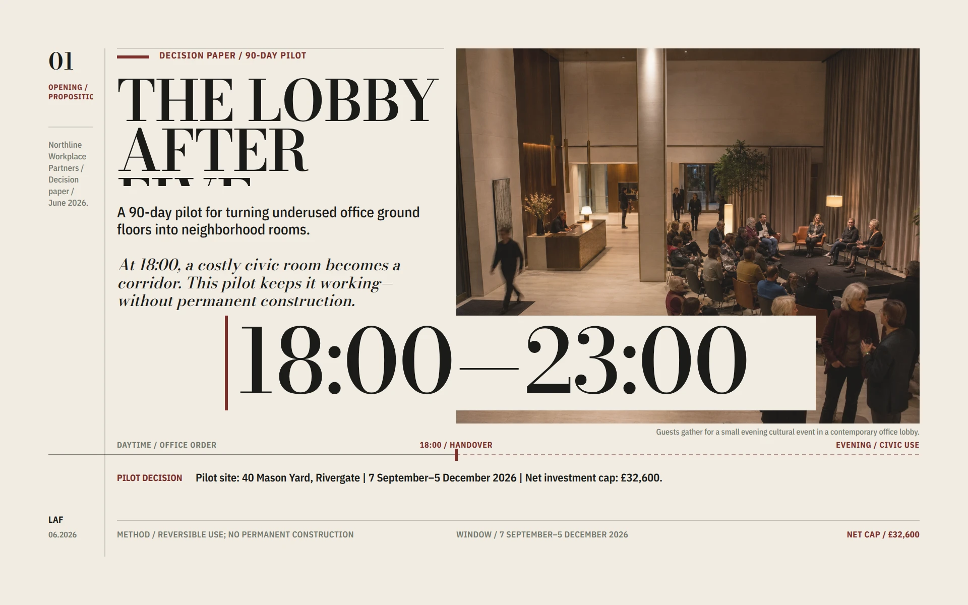 The Lobby After Five
