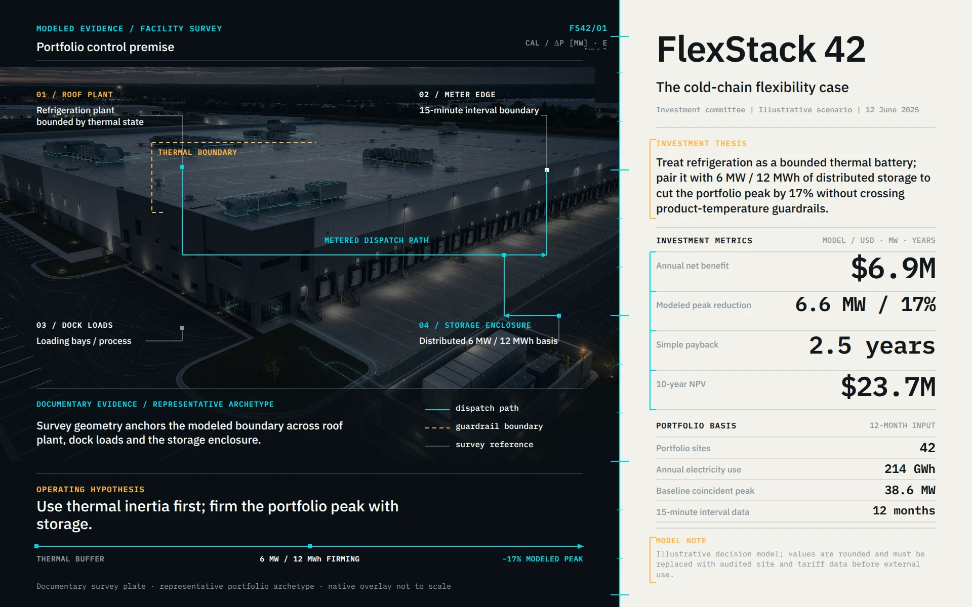 FlexStack 42: The Cold-Chain Flexibility Case