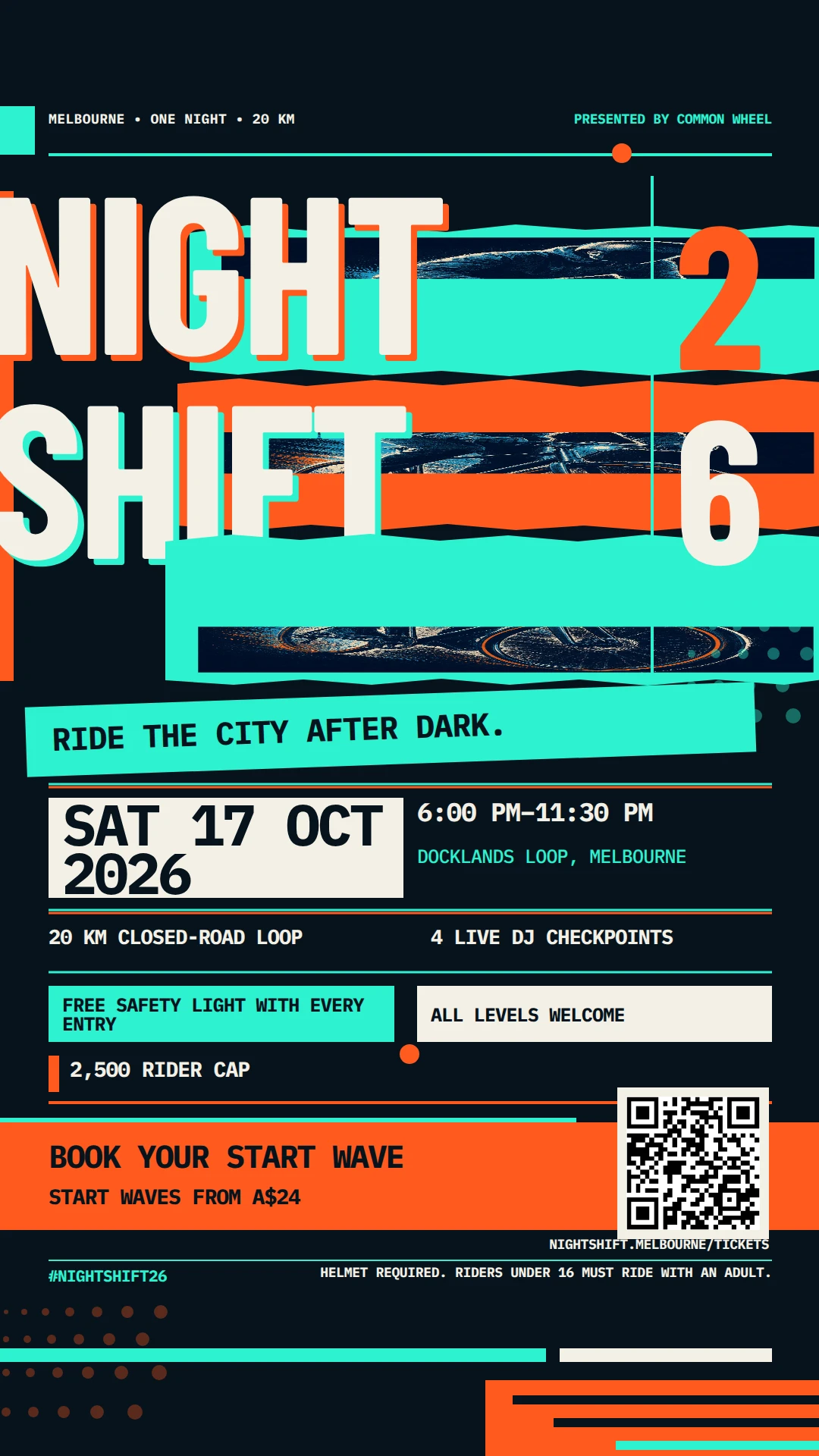 Night Shift 26 — Melbourne After-Dark Ride