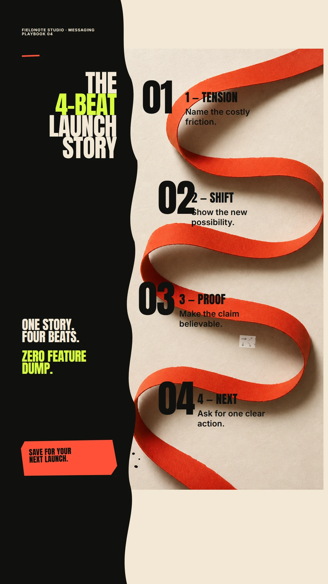 The 4-Beat Launch Story