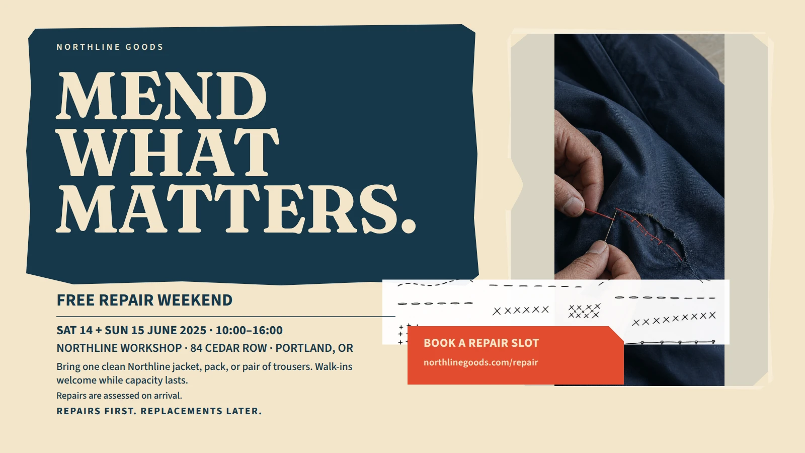 Mend What Matters — Free Repair Weekend