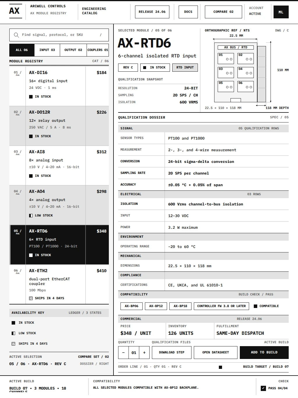 Arcwell AX Module Registry