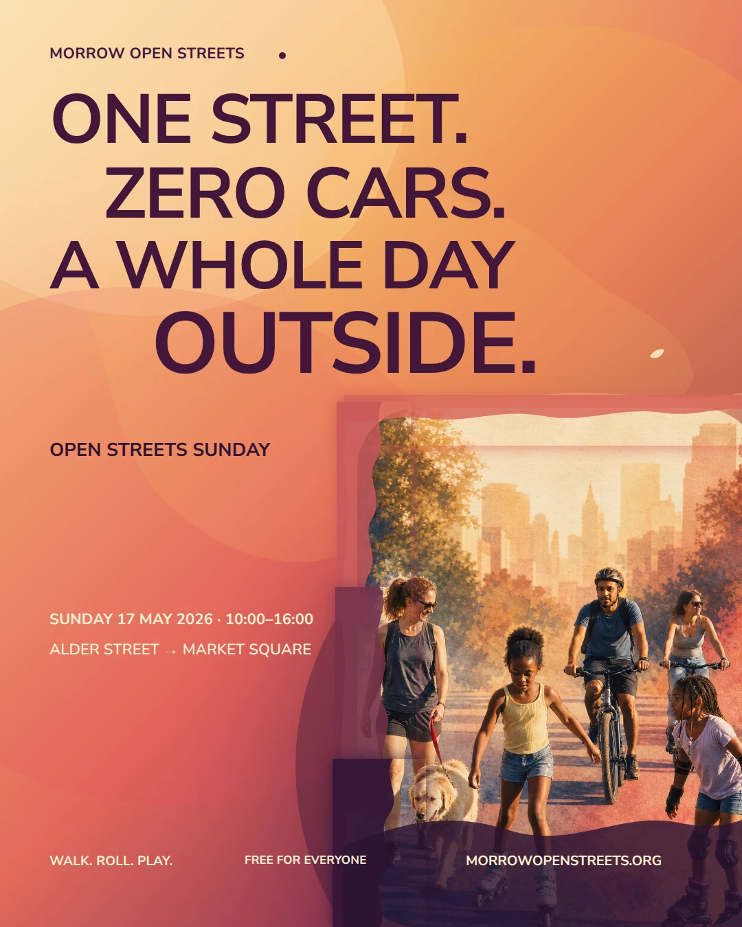 One Street, Whole Day — Open Streets Sunday