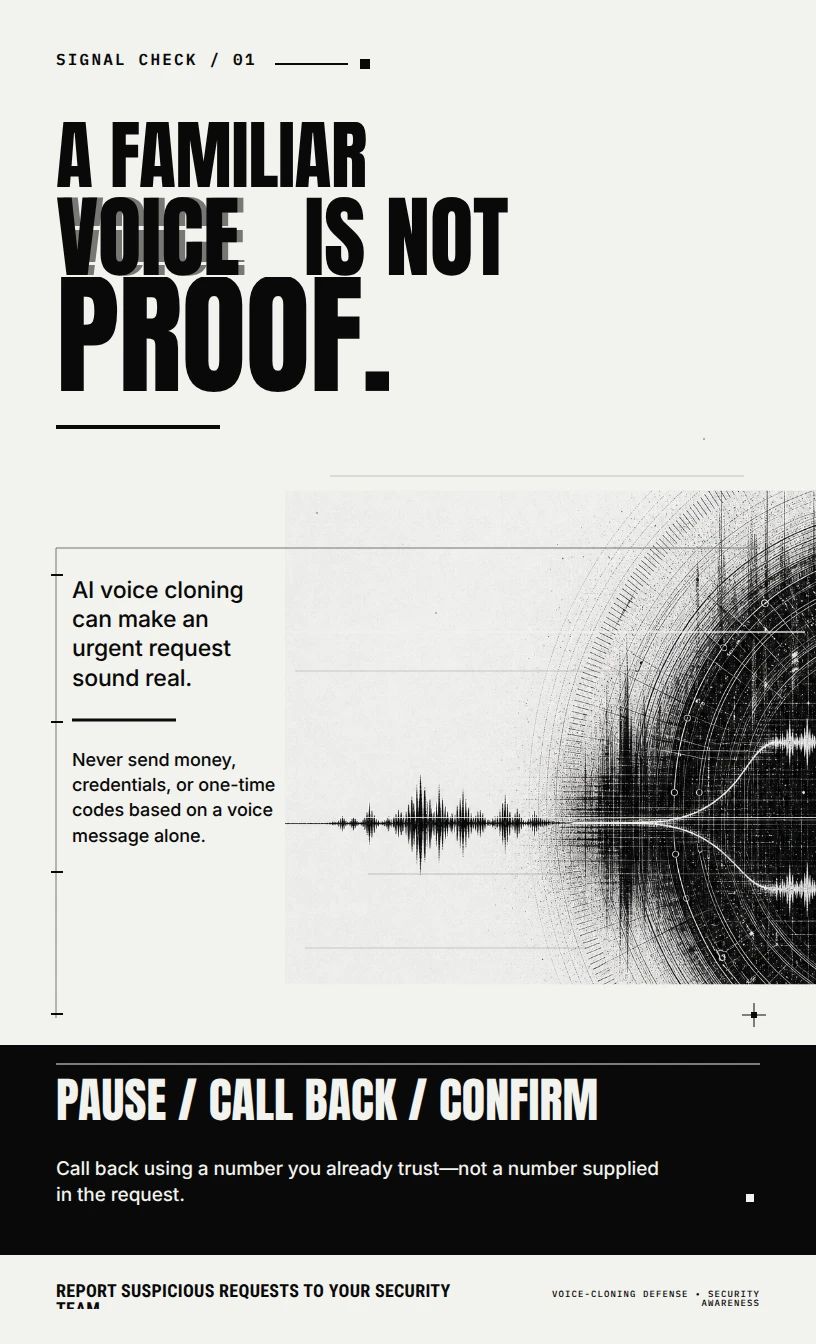 Familiar Is Not Proof